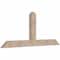Ekena Millwork Portland Smooth Timber Gable Bracket, Douglas Fir, 72"W x 30"H x 3 1/2"D x 5 1/2"F, 10/12 Pitch GBW072X30X0406POR00SDF - alternate 5